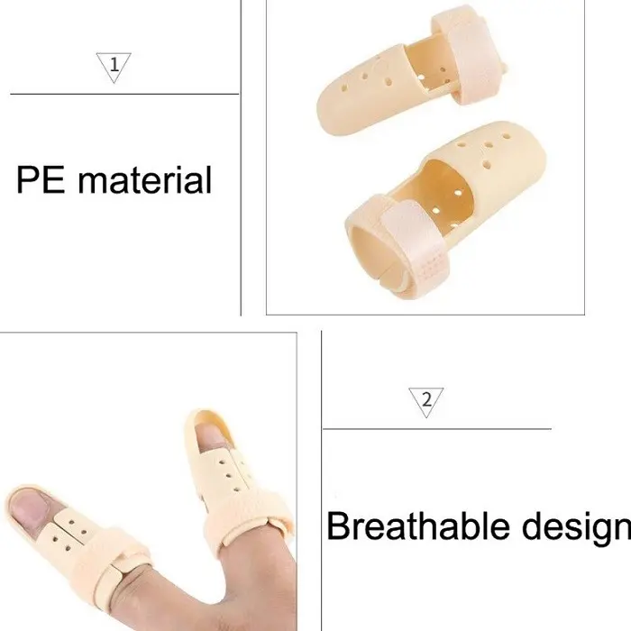 Ready Pelindung Penopang Jari Patah Belat Jari Mallet Finger Dewasa Anak 4