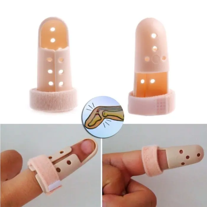 Ready Pelindung Penopang Jari Patah Belat Jari Mallet Finger Dewasa Anak 0