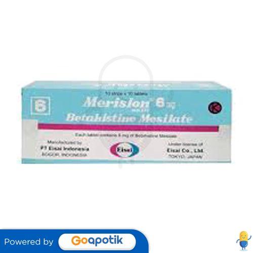 MERISLON 6 MG BOX 100 TABLET