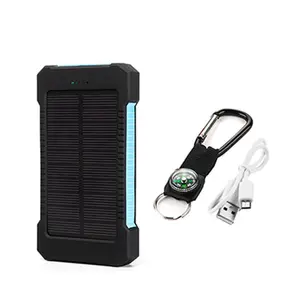 Jiashili Powerbank Solar 50000 mAH Tenaga Surya Dual USB Portabel Berkapasitas Besar Flashlight Daya Ponsel