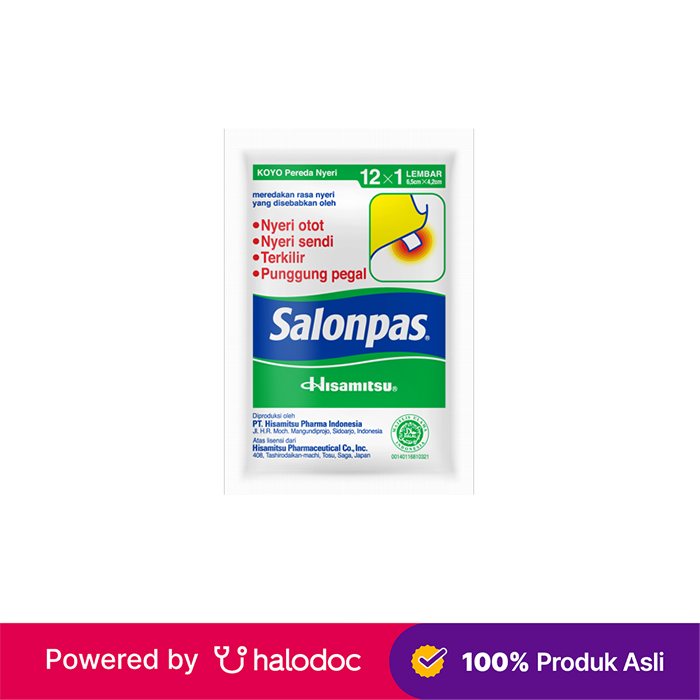 Gambar Salonpas Koyo 12 Lembar - Nyeri Otot - Halodoc dari Apotek Puri Beta Larangan-tokopedia Kota Tangerang Tokopedia