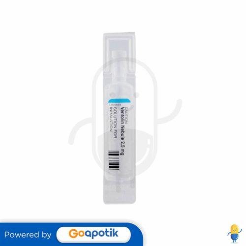 VENTOLIN 0.1% ISI 2.5 ML NEBULES