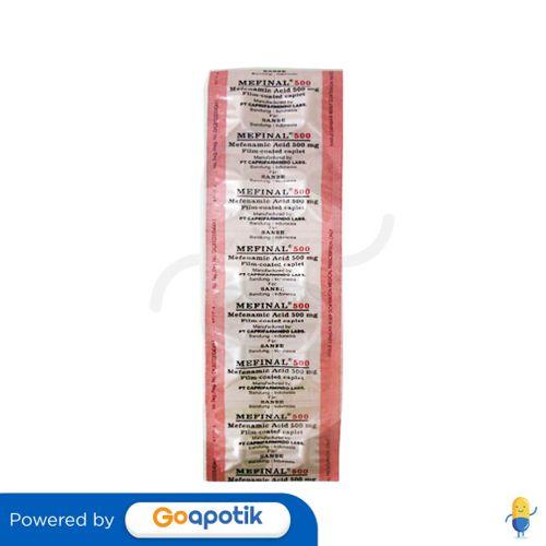 MEFINAL 500 MG STRIP 10 KAPLET