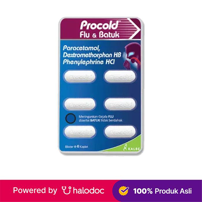 Procold Flu Dan Batuk Strip 6 Kaplet
