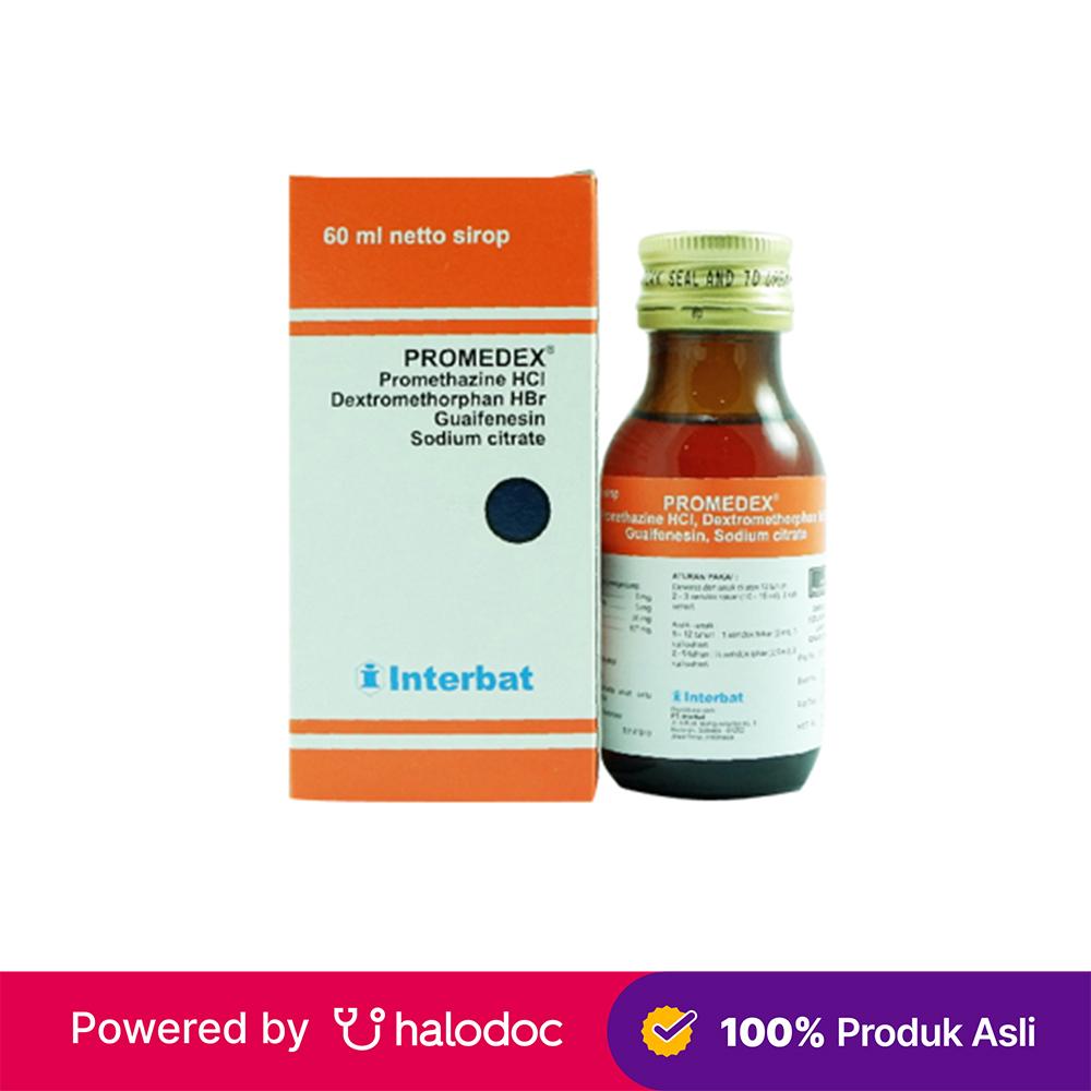 Promedex Sirup 60 ml - Obat Batuk & Flu - Halodoc