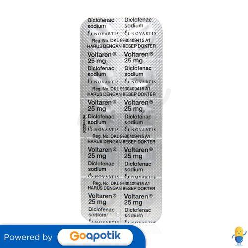 VOLTAREN 25 MG STRIP 10 TABLET