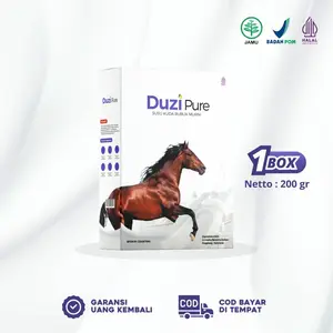 Duzi Pure - Spesialis Susu Kuda No 1 Di Indonesia 100% Original Bubuk 200 Gram 1 Box