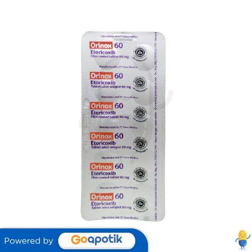 ORINOX 60 MG STRIP 10 TABLET