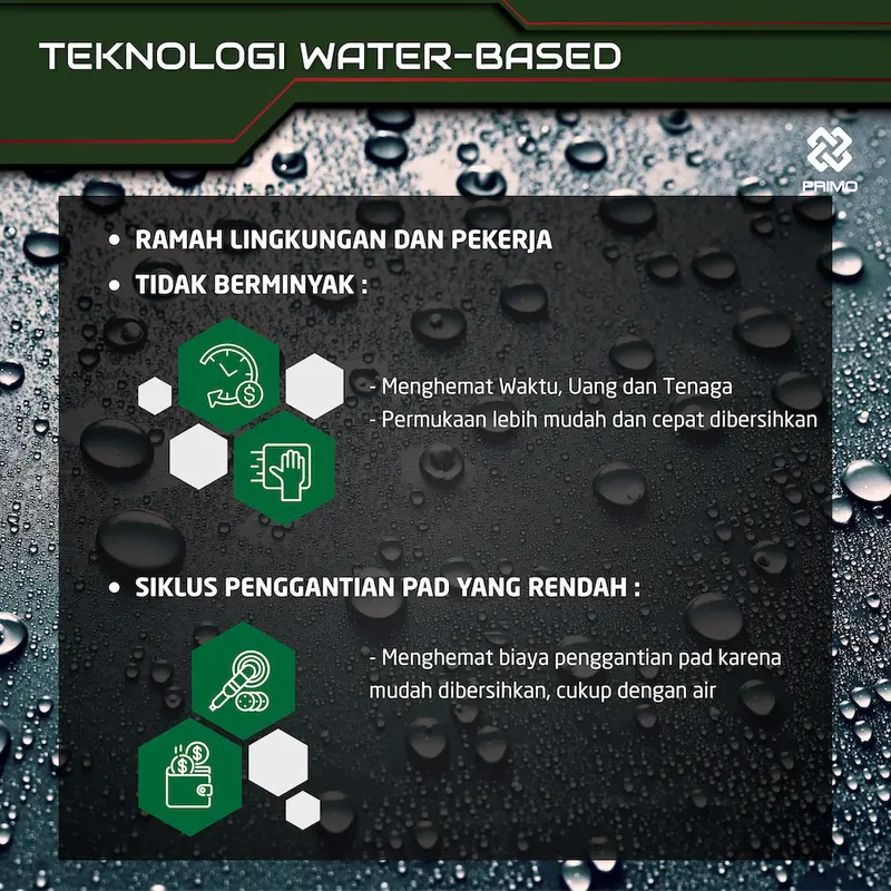 PRIMO Rubbing Compound 60 - 100 - 300 Gram / Penghilang Baret Kasar 4