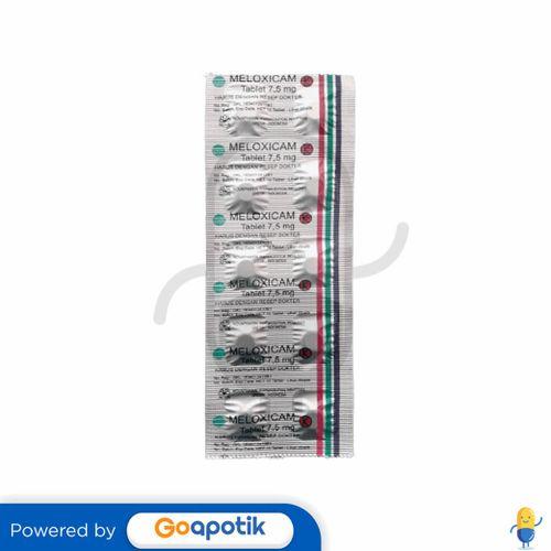 MELOXICAM NOVAPHARIN 7.5 MG STRIP 10 TABLET