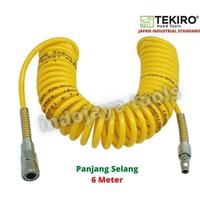 Gambar SELANG KOMPRESOR / SELANG RECOIL KUNING 6 meter dari indojaya tools Kab. Bekasi 4 Tokopedia