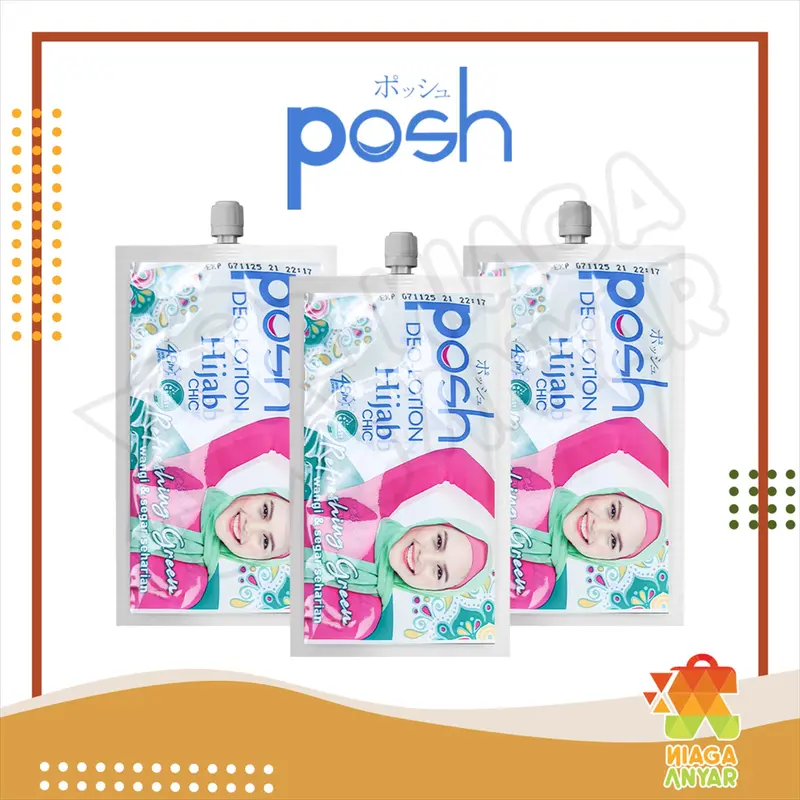 NA Posh Deo Lotion Whitening Sachet / Posh Men Active Cool 3