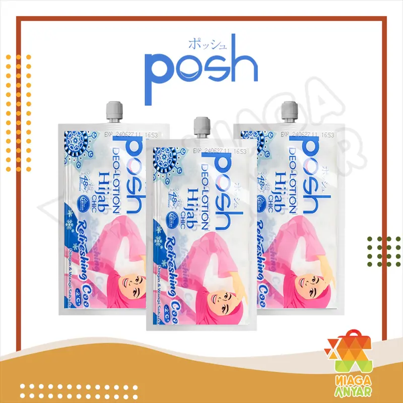 NA Posh Deo Lotion Whitening Sachet / Posh Men Active Cool 4