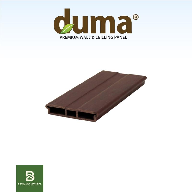 WPC Duma Panel Tipe Click PVC CPVC 40mm Coklat Cokelat Dinding Plafon ...
