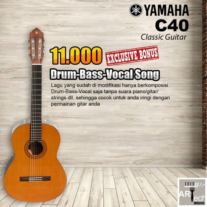 Gambar Gitar Klasik C40 - Classic Guitar C 40 Original Yamaha dari Artech Music Kota Bekasi Tokopedia