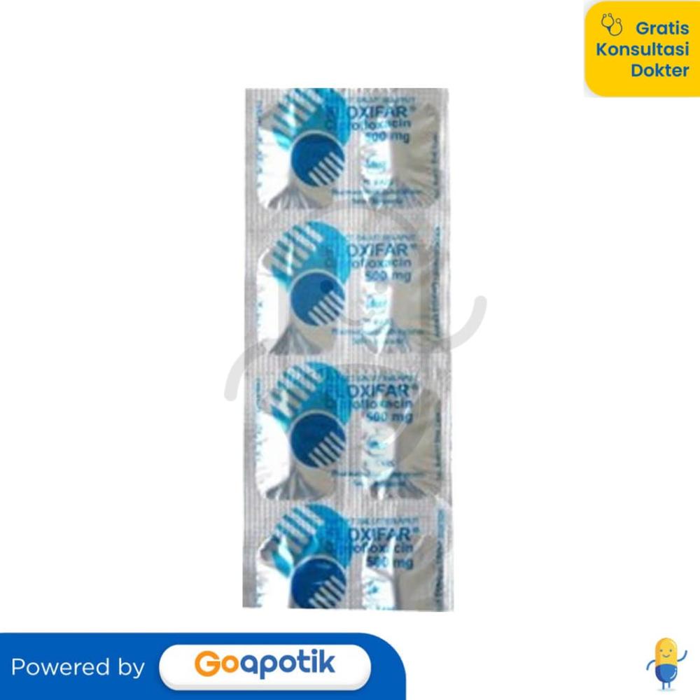 FLOXIFAR 500 MG STRIP 10 KAPLET