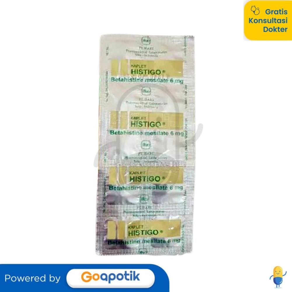 HISTIGO 6 MG STRIP 10 KAPLET