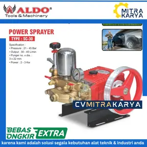 POWER SPRAYER SC-30  MESIN SPRAYER  MESIN CUCI STEAM & SEMPROT ALDO