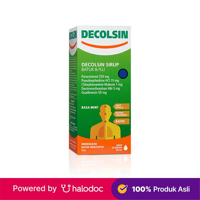Decolsin Sirup 60 ml - Obat Batuk & Flu - Halodoc