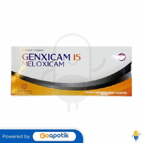 GENXICAM 15 MG BOX 50 TABLET