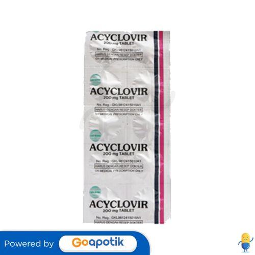 ACYCLOVIR INDOFARMA 200 MG STRIP 10 TABLET