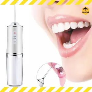 Semprotan Pembersih Sela Gigi Oral Irrigator Smart Tooth Flusher Portable Rechargeable Kapasitas Air 220mL