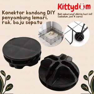 KITTYDOM Konektor Connector Pagar Pintu Sangkar Kandang Diy Hewan