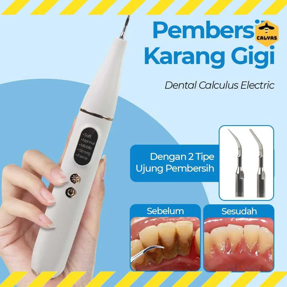 Perontok Karang Plak Gigi Ultrasonic Dental Calculus Electric