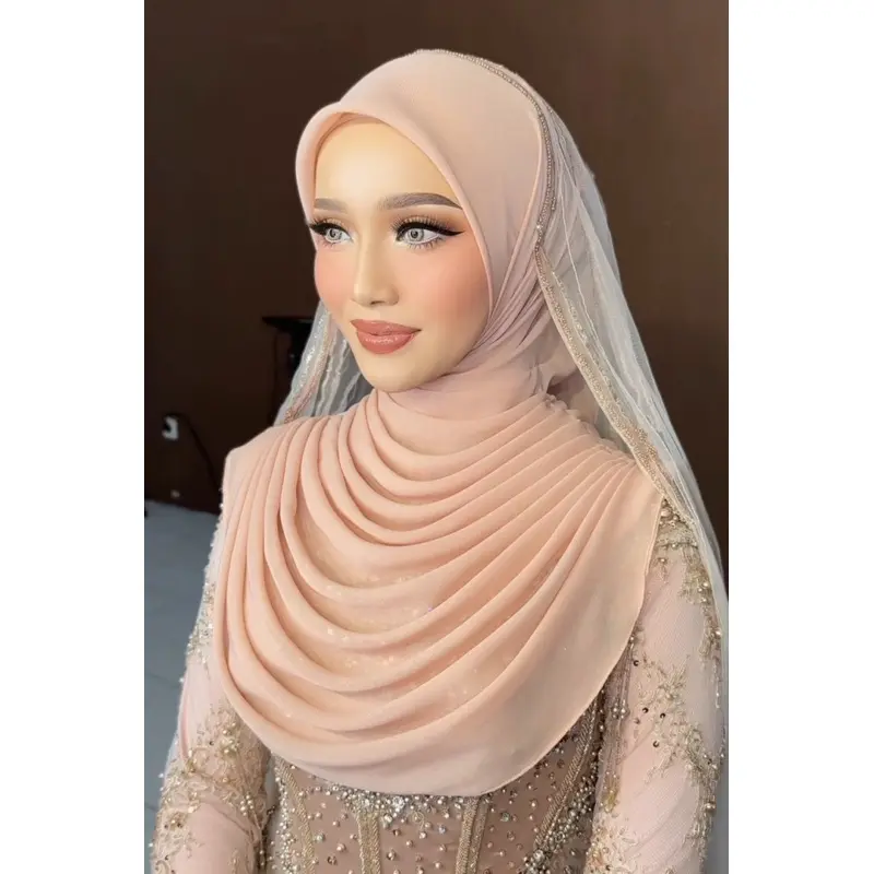 Lura.Id Aleena Series. Hijab Malaysia Pashmina Oval Shawl Malaysia Hijab Drapery 0