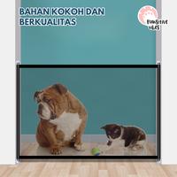 Gambar Pawsitive Official Pintu Jaring Penghalang Pagar Kandang Kucing Anjing - Magic Gate Pintu - Dengan Tiang, S (110cmx72cm) dari Pawsitive Official Kab. Tangerang 5 Tokopedia
