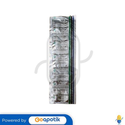 AMPICILLIN TRIHYDRATE NOVAPHARIN 500 MG STRIP 10 KAPLET