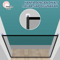 Gambar Pawsitive Official Pintu Jaring Penghalang Pagar Kandang Kucing Anjing - Magic Gate Pintu - Dengan Tiang, S (110cmx72cm) dari Pawsitive Official Kab. Tangerang 3 Tokopedia