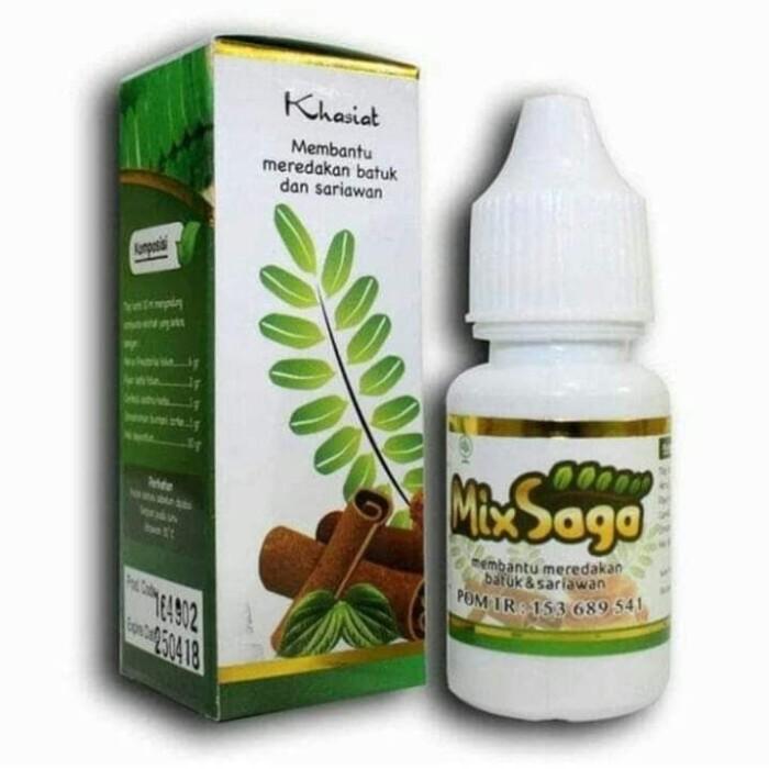 MIX SAGA membantu meredakan batuk dan sariawan