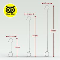 Gambar Gantungan kawat besi O 60 cm cantolan sambungan sangkar kandang burung dari Kicau Mart Official Kota Bandung 2 Tokopedia