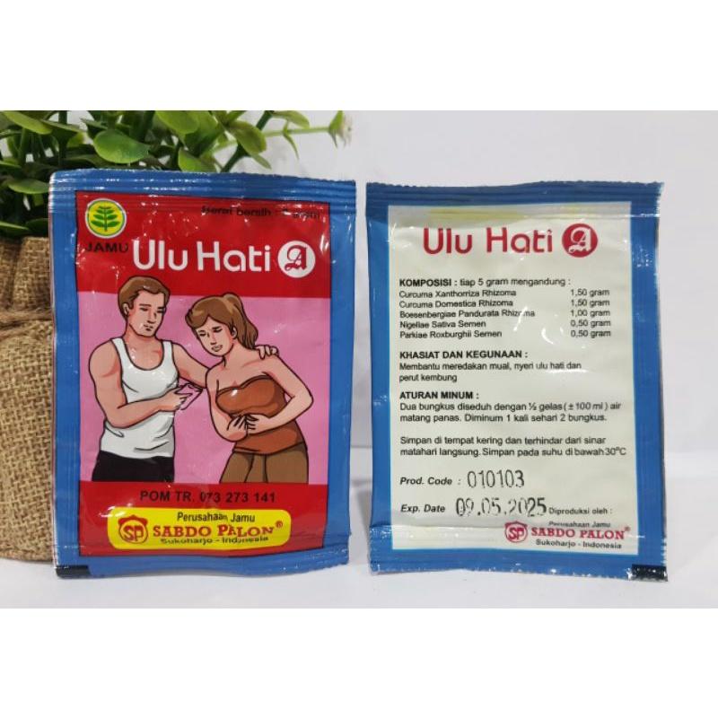 Jamu Serbuk Ulu Hati Untuk Sakit Maag Sabdo Palon (1 pack isi 10 sachet)