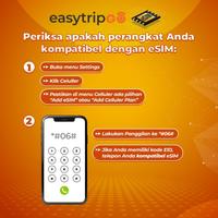Gambar Easytripgo eSIM Taiwan 3GB-50GB Unlimited Internet Data| Travel eSIM - 3GB, 3 HARI dari Easytripgo Indonesia Kota Tangerang 3 Tokopedia