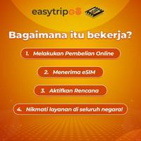 Gambar Easytripgo eSIM Taiwan 3GB-50GB Unlimited Internet Data| Travel eSIM - 3GB, 3 HARI dari Easytripgo Indonesia Kota Tangerang 4 Tokopedia