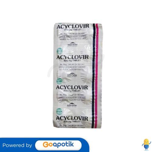 ACICLOVIR KIMIA FARMA 200 MG STRIP 10 TABLET