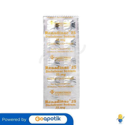 RENADINAC 25 MG STRIP 10 TABLET