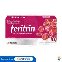 Gambar FERITRIN BOX ISI 30 KAPLET dari Apotek Age Farma Apt by GoApotik Kota Medan 1 Tokopedia