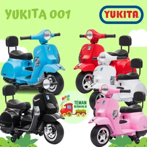 Mainan Anak Motor Aki VESPA PX150 - YUKITA 001- Maenan Motoran Anak