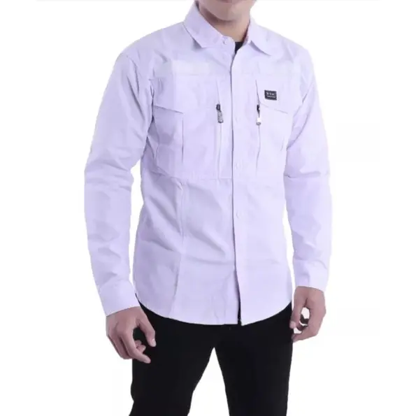 KEMEJA KEMEJA PRIA OUTDOOR PREMIUM W-TAC TANGAN PANJANG WARNA PUTIH BAHAN AMERICAN RIPSTOP / KEMEJA LAKI LAPANGAN TACTICAL TERBARU HIGH QUALITY / SERAGAM KERJA FORMAL PDH PDL TERLARIS / KEMEJA MILITER TERLARIS KEKINIAN