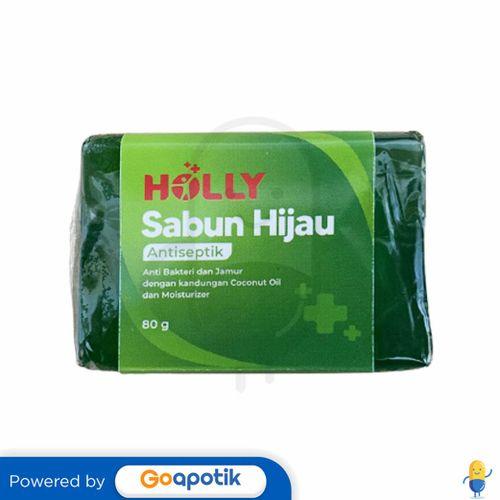 Gambar HOLLY SABUN HIJAU ANTISEPTIK 80 GRAM dari Apotek Brengkok Lamongan by GoApotik Kab. Lamongan Tokopedia