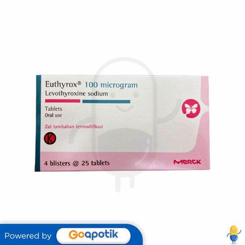 EUTHYROX 100 MCG BOX 100 TABLET / HIPOTIROID