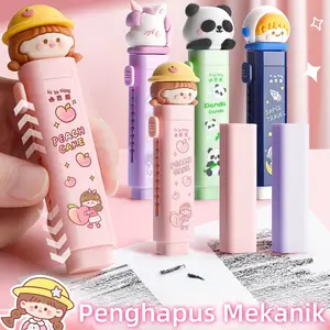 2pcs/PENGHAPUS PENSIL MEKANIK KARAKTER / SLIDING ERASER / ERASER PENSIL KARATER LUCU