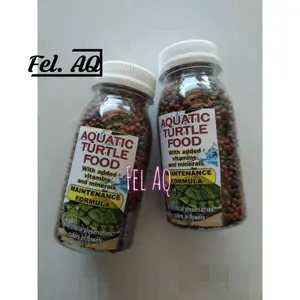 Aquatic Turtle Food 40g Pelet Kura Pakan Brazil RES Reptil