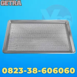 NAMPAN ROTI KUE GETRA AP 6430P PERFORATED BAKERY PAN LOYANG ALUMUNIUM