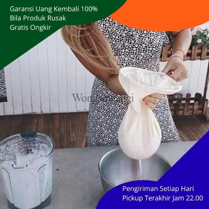 WW Saringan Kain Nilon Susu Kacang Kedelai Jus Kopi Teh Filter Saringan Mesh Kain Nylon mesh kopi susu kacang kedelai pudding teh jus / Saringan Kopi Makanan Minuman 0