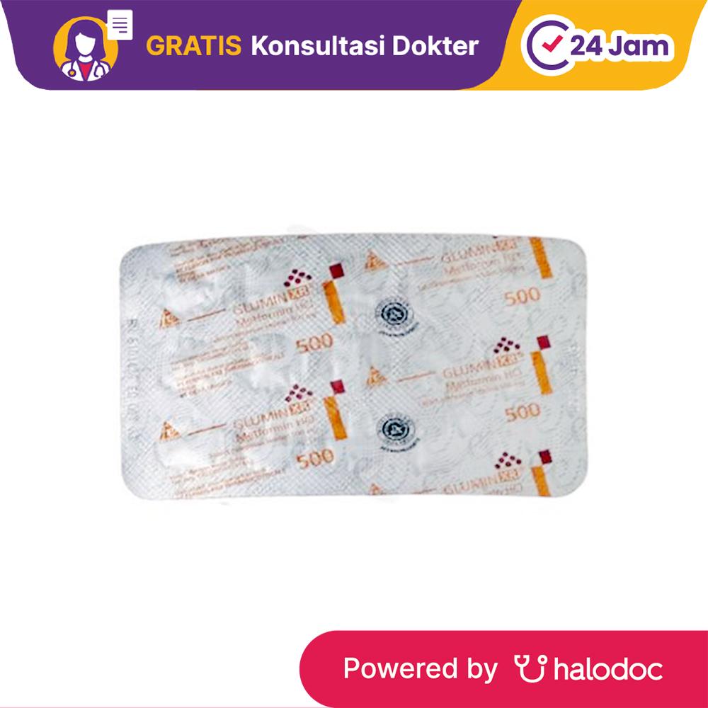 Glumin XR 500 mg 15 Kaplet - Diabetes - Halodoc