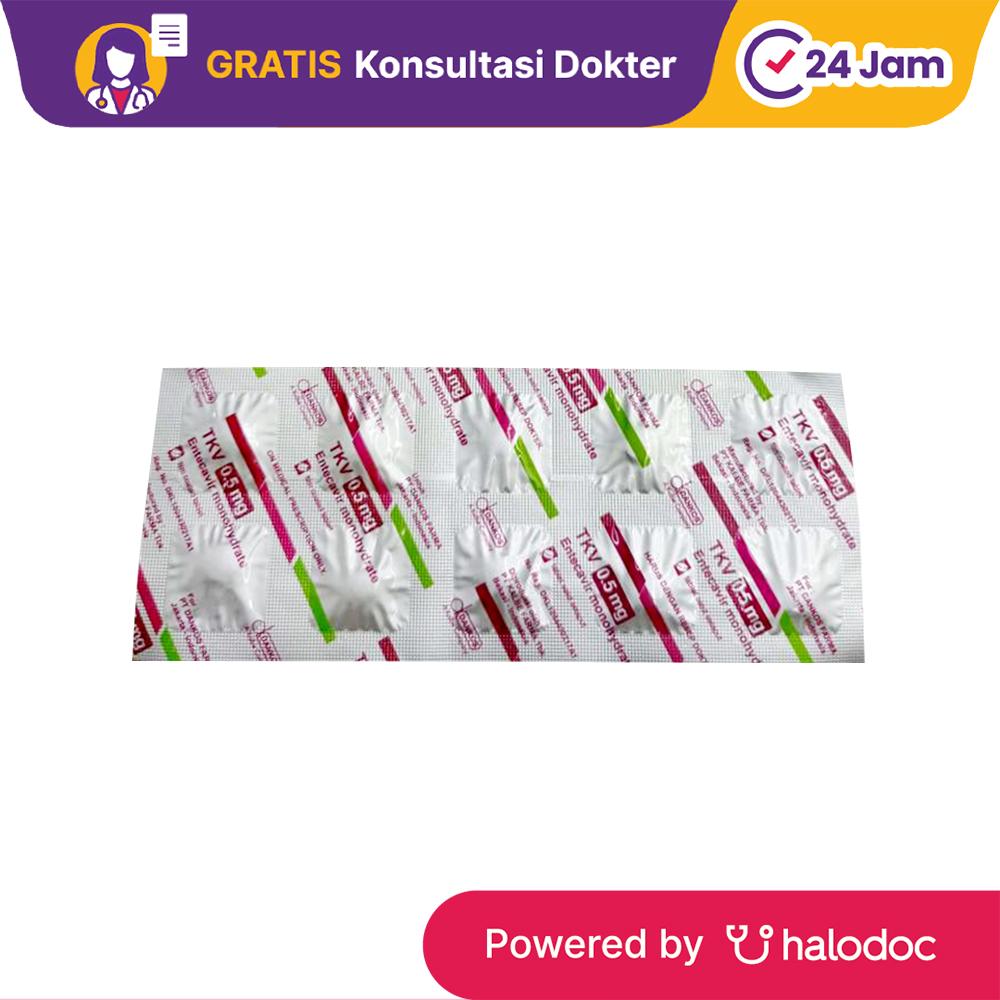 TKV 0.5 mg 10 Tablet - Antivirus - Halodoc